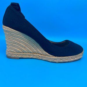 Christian Louboutin Espadrille Wedges in Black size 38